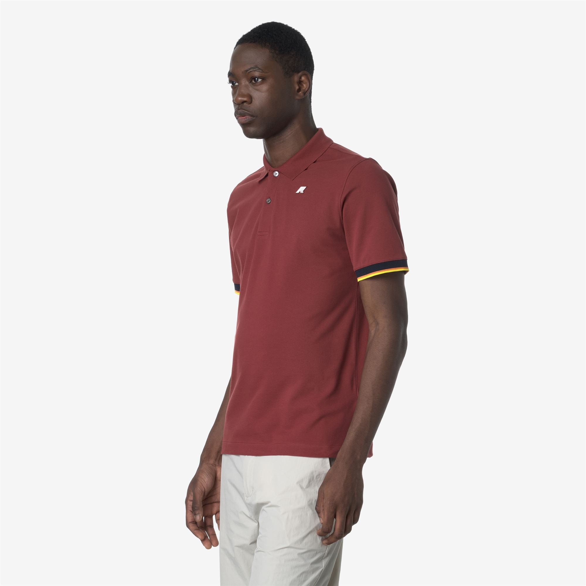 VINCENT PIQUE - Polo Shirts - Polo - Man - RED JASPER(Red Jasper,Adult | S)