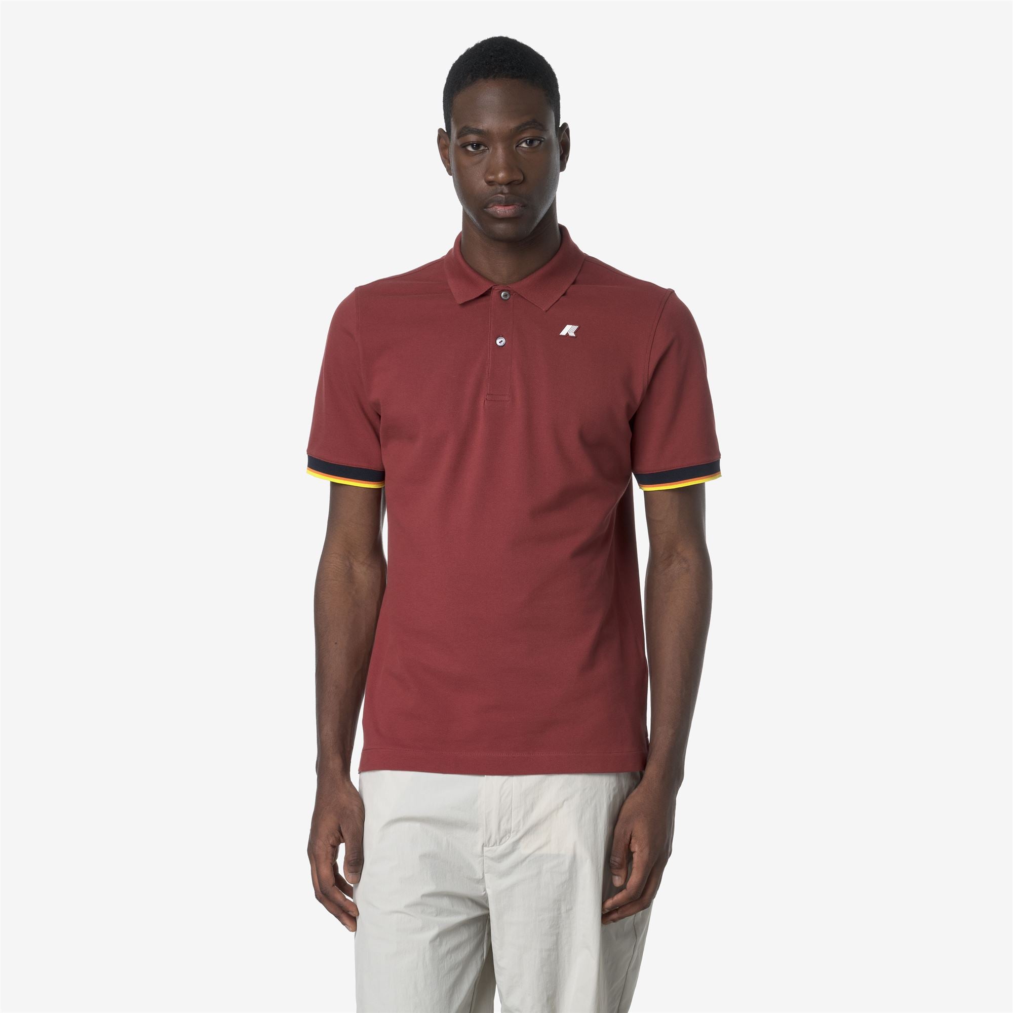 VINCENT PIQUE - Polo Shirts - Polo - Man - RED JASPER(Red Jasper,Adult | S)
