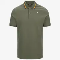 JUD PIQUE - Polo Shirts - Polo - Man - GREEN LICHEN