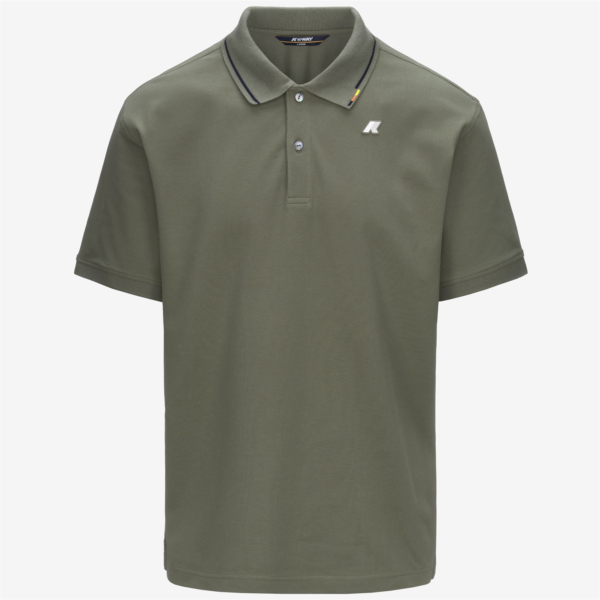 SIMOR PIQUE - Polo Shirts - Polo - Man - GREEN LICHEN