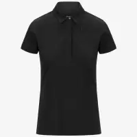 AMEDEA PIQUE - Polo Shirts - Polo - Woman - BLACK PURE