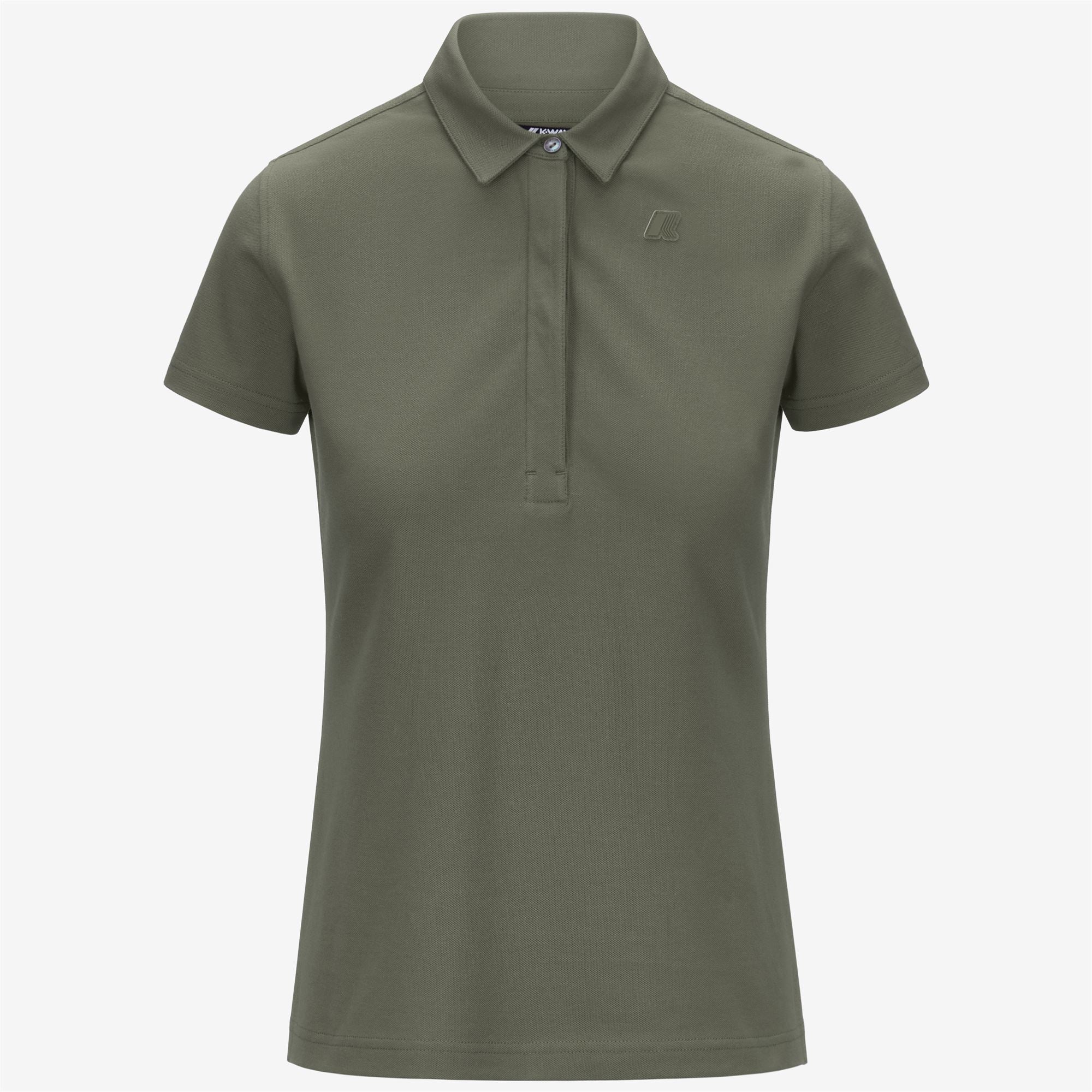 AMEDEA PIQUE - Polo Shirts - Polo - Woman - GREEN LICHEN
