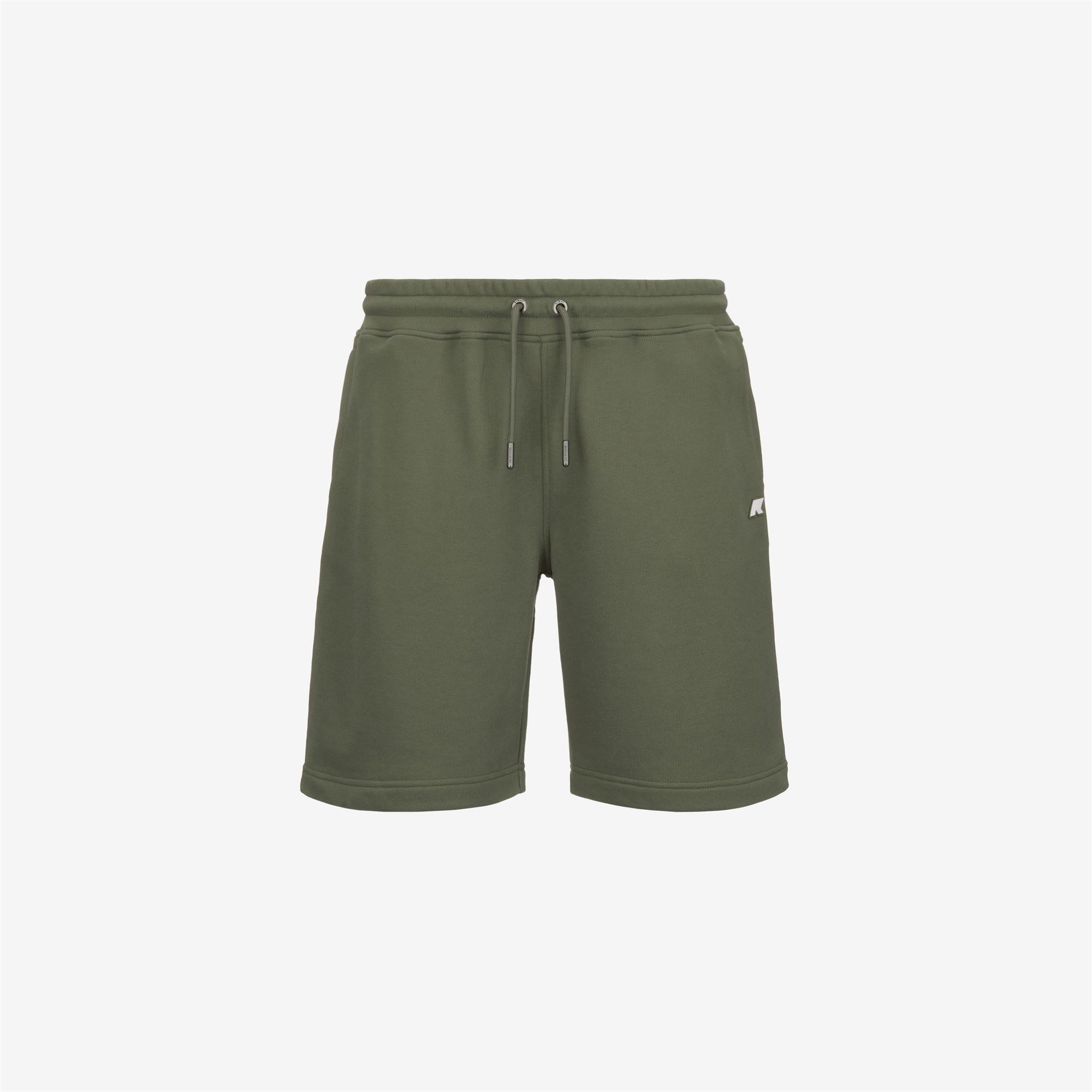 ERIK FRENCH TERRY - Shorts - Sport  Shorts - Man - GREEN LICHEN