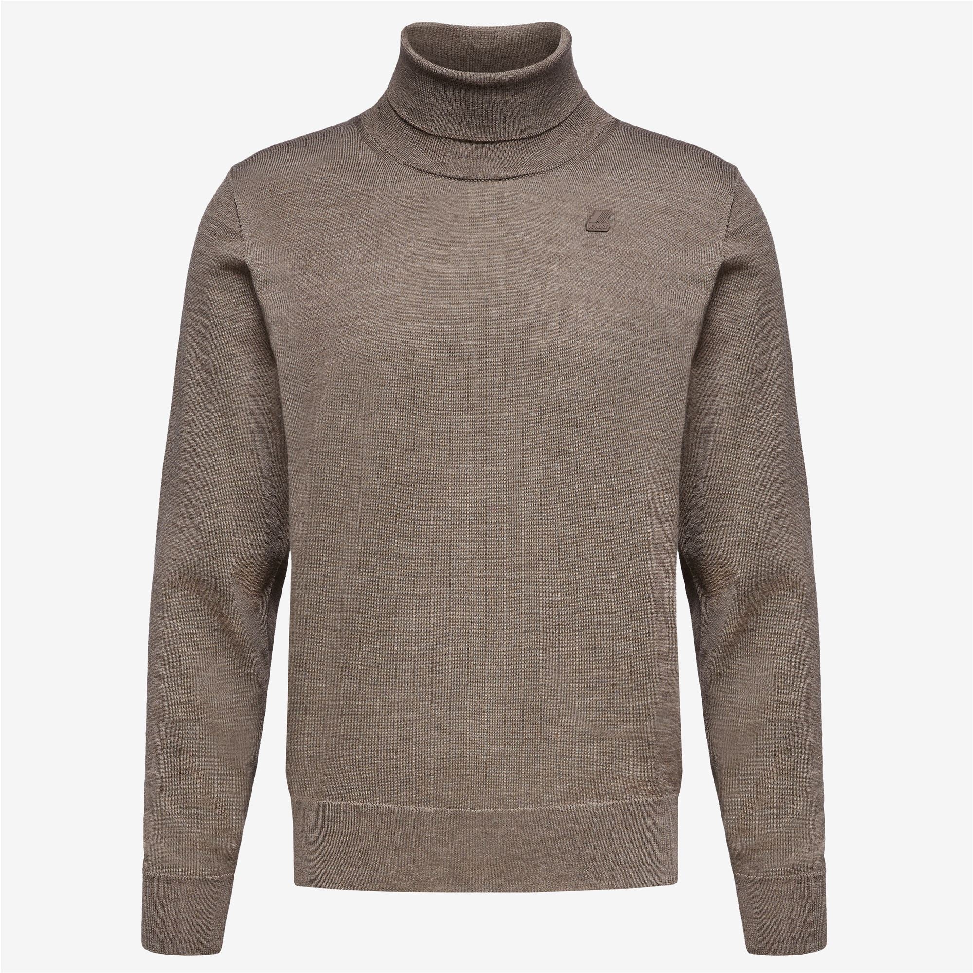 HENRY MERINO - KNITWEAR - Pull  Over - Man - BEIGE TAUPE