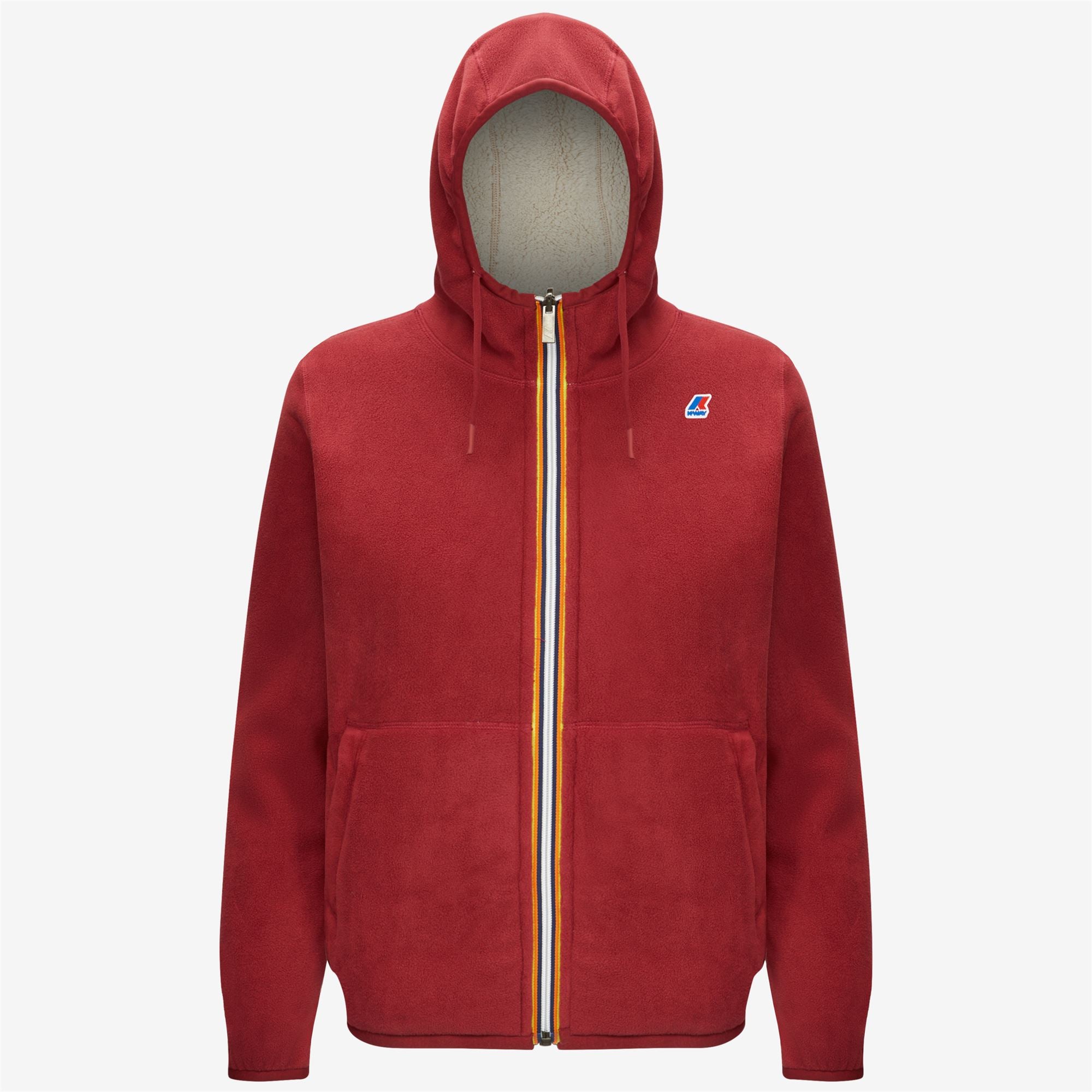 LILY POLAR REVERSIBLE - Fleece - Jacket - Woman - RED DK TOMATO-BEIGE GREY