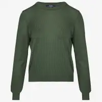 ABBI MERINO - KNITWEAR - Pull  Over - Woman - GREEN LAUREL