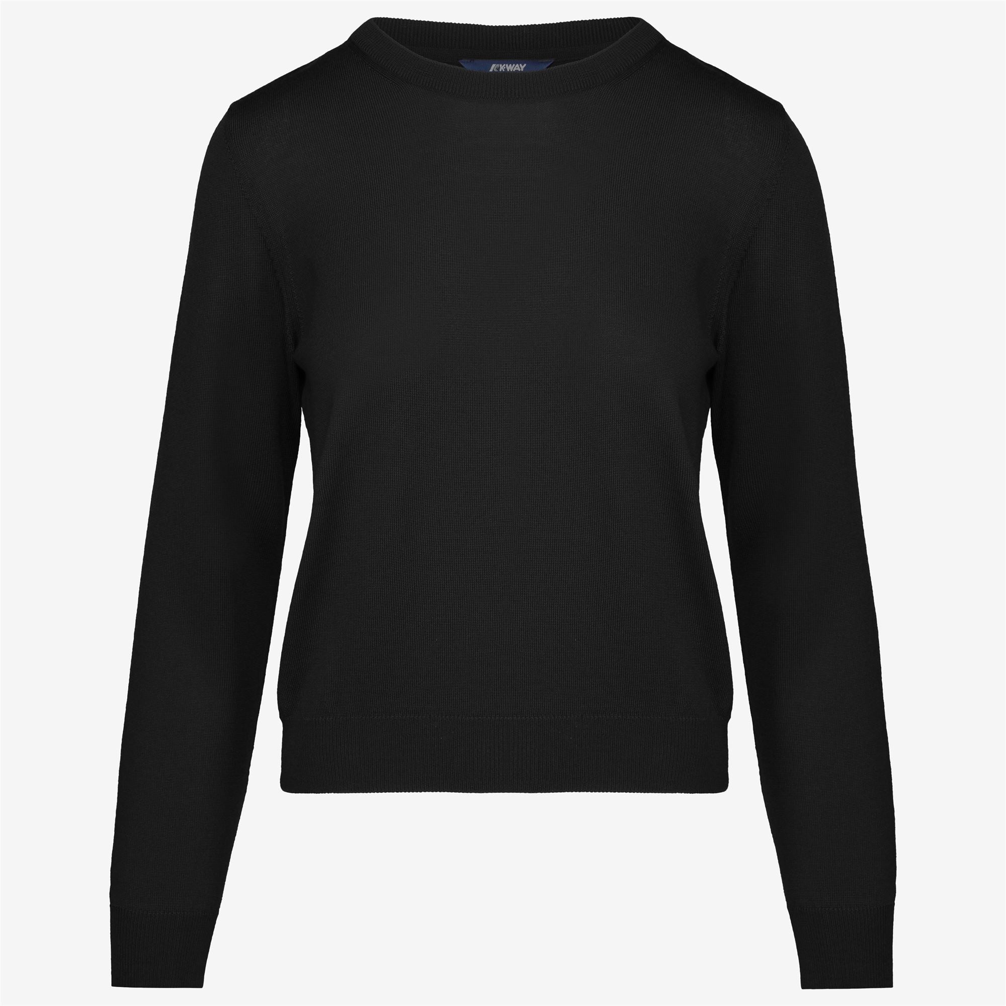 ABBI MERINO - KNITWEAR - Pull  Over - Woman - BLACK PURE