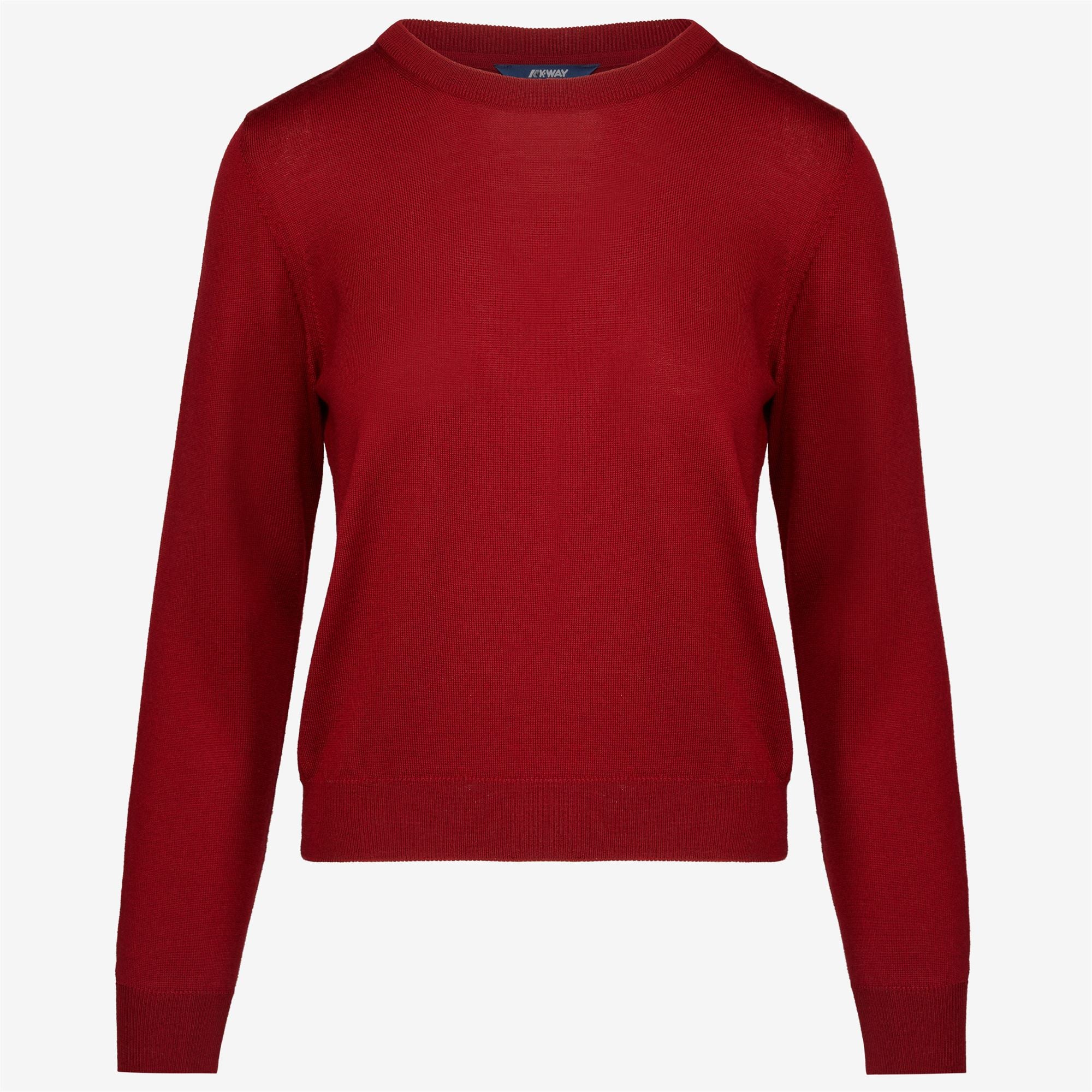 ABBI MERINO - KNITWEAR - Pull  Over - Woman - RED DK TOMATO