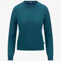 ABBI MERINO - KNITWEAR - Pull  Over - Woman - GREEN TEAL