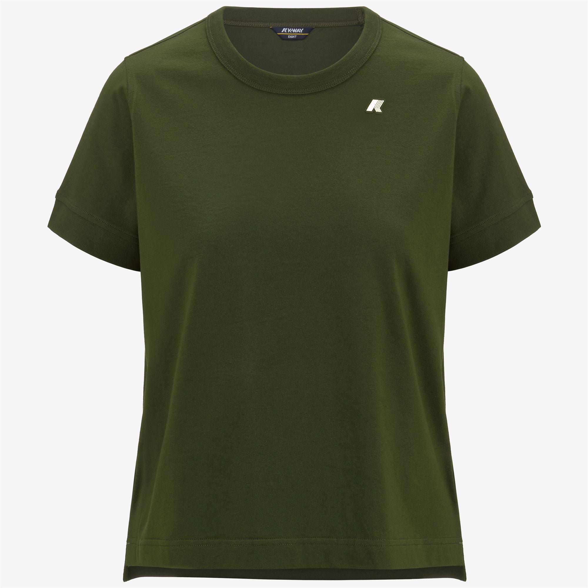 EMEL JERSEY - T-ShirtsTop - T-Shirt - Woman - GREEN CYPRESS