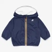 E. JAKE PLUS.2 REVERSIBLE - Jackets - Short - Kid unisex - BLUE DEEP COBALT-WHITE