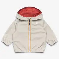 E. JAKE PLUS.2 REVERSIBLE - Jackets - Short - Kid unisex - BEIGE LT-RED JASPER