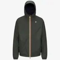 JAKE PLUS.2 REVERSIBLE - Jackets - Short - Man - GREEN BLACKISH-BLACK PURE