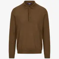 REY WOOL MERINO BLEND - KNITWEAR - Pull  Over - Man - BROWN TOFFEE