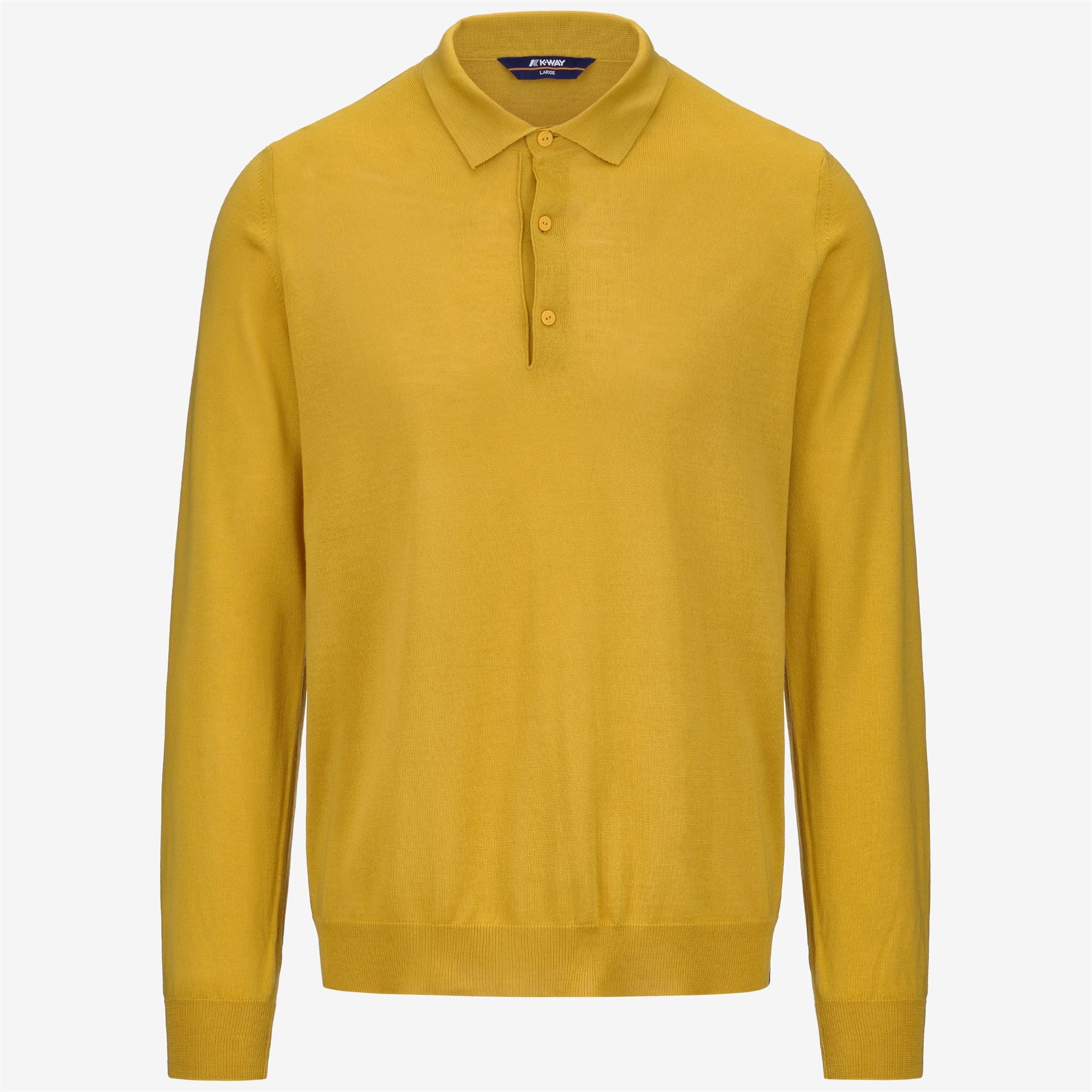 REY WOOL MERINO BLEND - KNITWEAR - Pull  Over - Man - YELLOW GOLDEN ROD