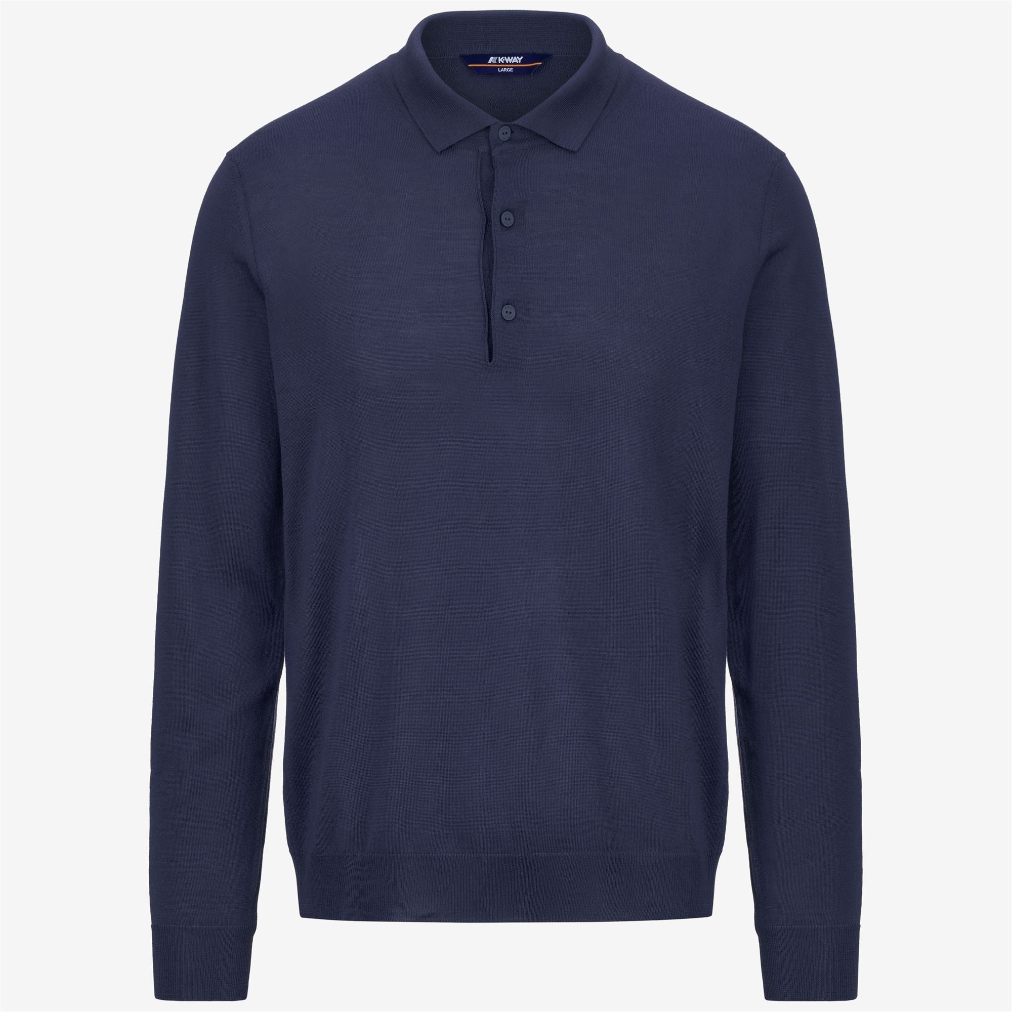 REY WOOL MERINO BLEND - KNITWEAR - Pull  Over - Man - BLUE INDIGO