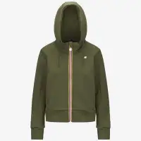 DIVINE LIGHT SPACER - Fleece - Jacket - Woman - GREEN CYPRESS