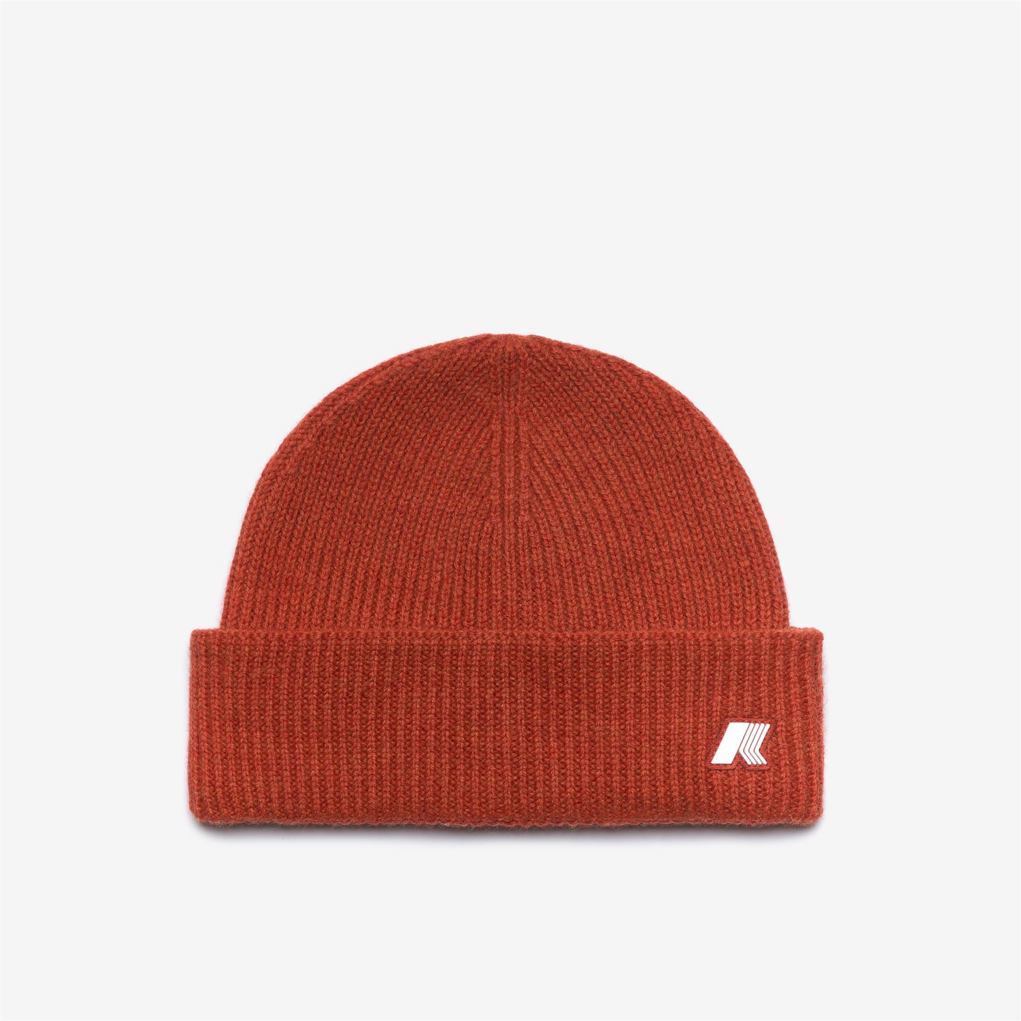 BRICE CARDIGAN STITCH WOOL - Headwear - Hat - Unisex - RED POMPEIAN MELANGE