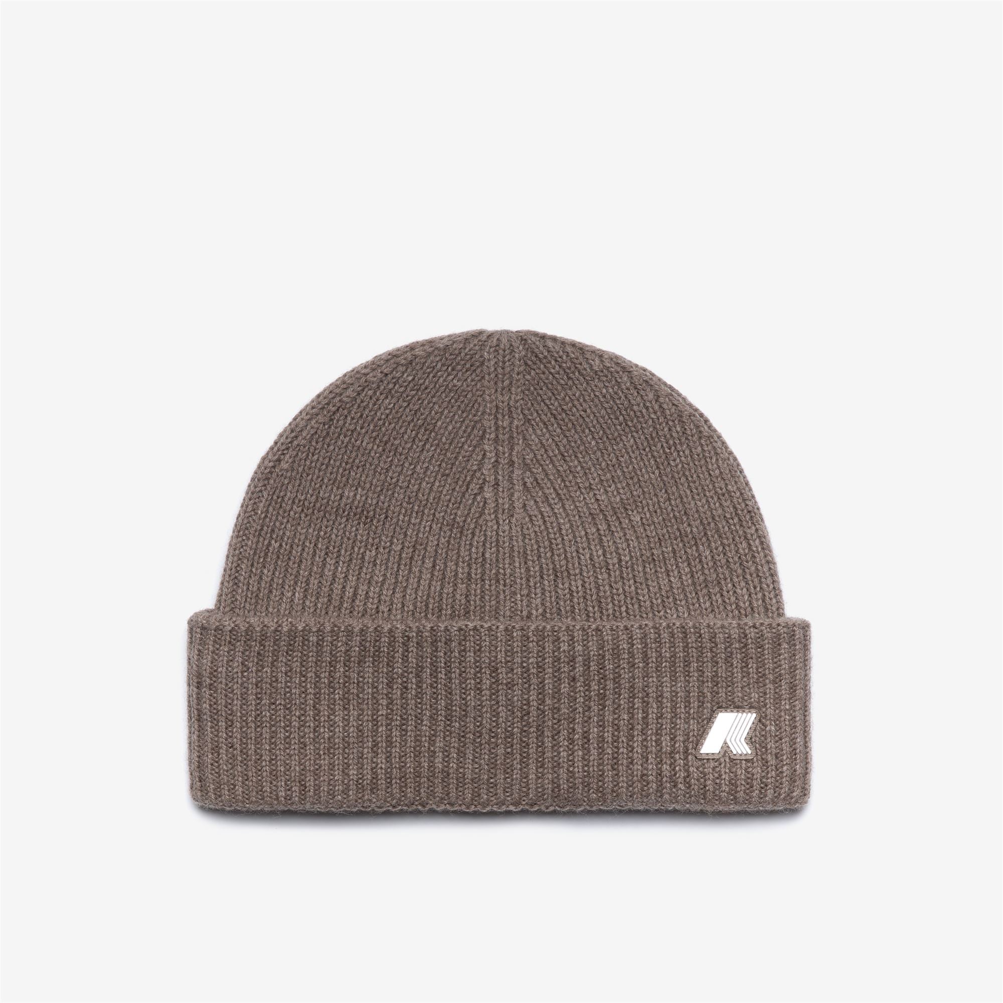 BRICE CARDIGAN STITCH WOOL - Headwear - Hat - Unisex - BEIGE TAUPE MELANGE