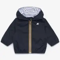 E. JAKE PLUS.2 JERSEY REVERSIBLE - Jackets - Short - Kid unisex - BLUE DEPTH-WHITE-BLUE DEEP COBALT