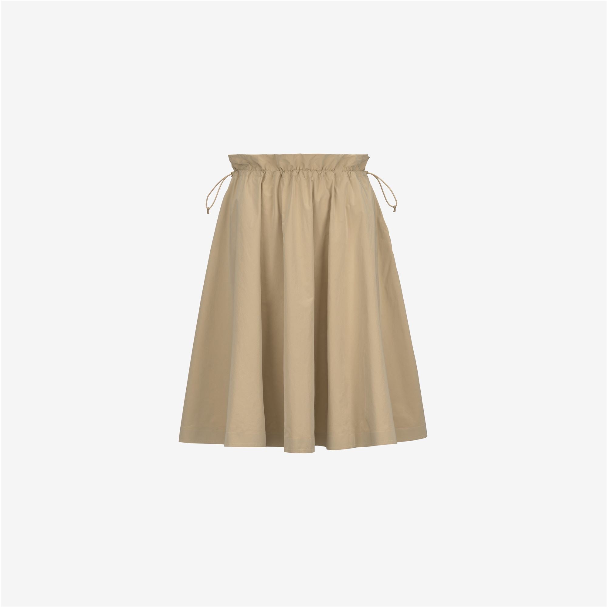 GAELA PEACH COTTON LIKE - Skirts - Longuette - Woman - BEIGE ROPE