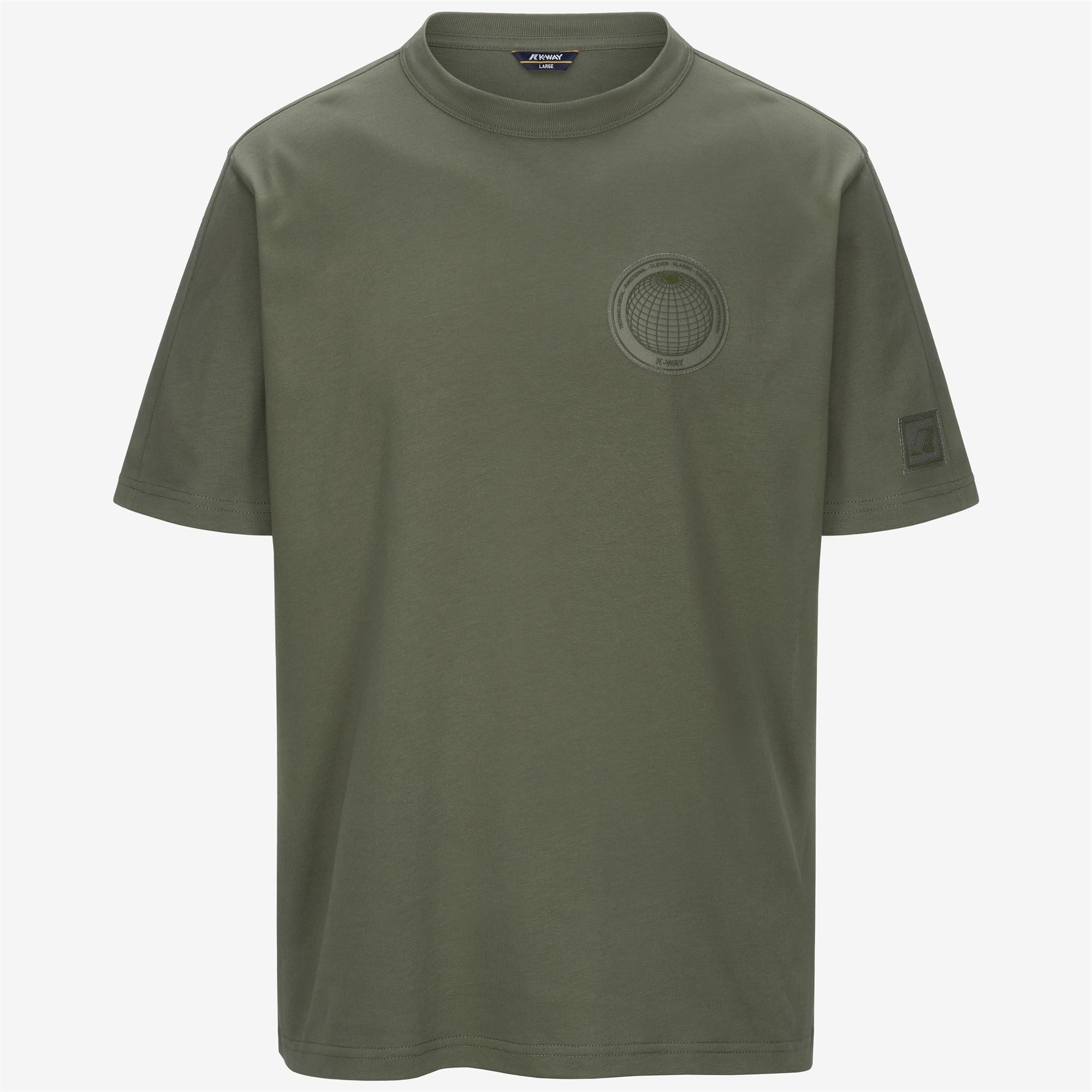 FANTOME CHEST LABEL - T-ShirtsTop - T-Shirt - Man - GREEN LICHEN