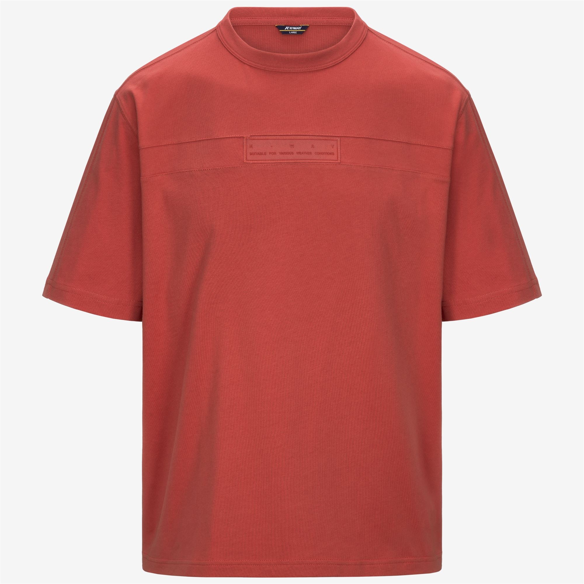 FANTOME REVERSIBLE LABEL - T-ShirtsTop - T-Shirt - Man - RED JASPER