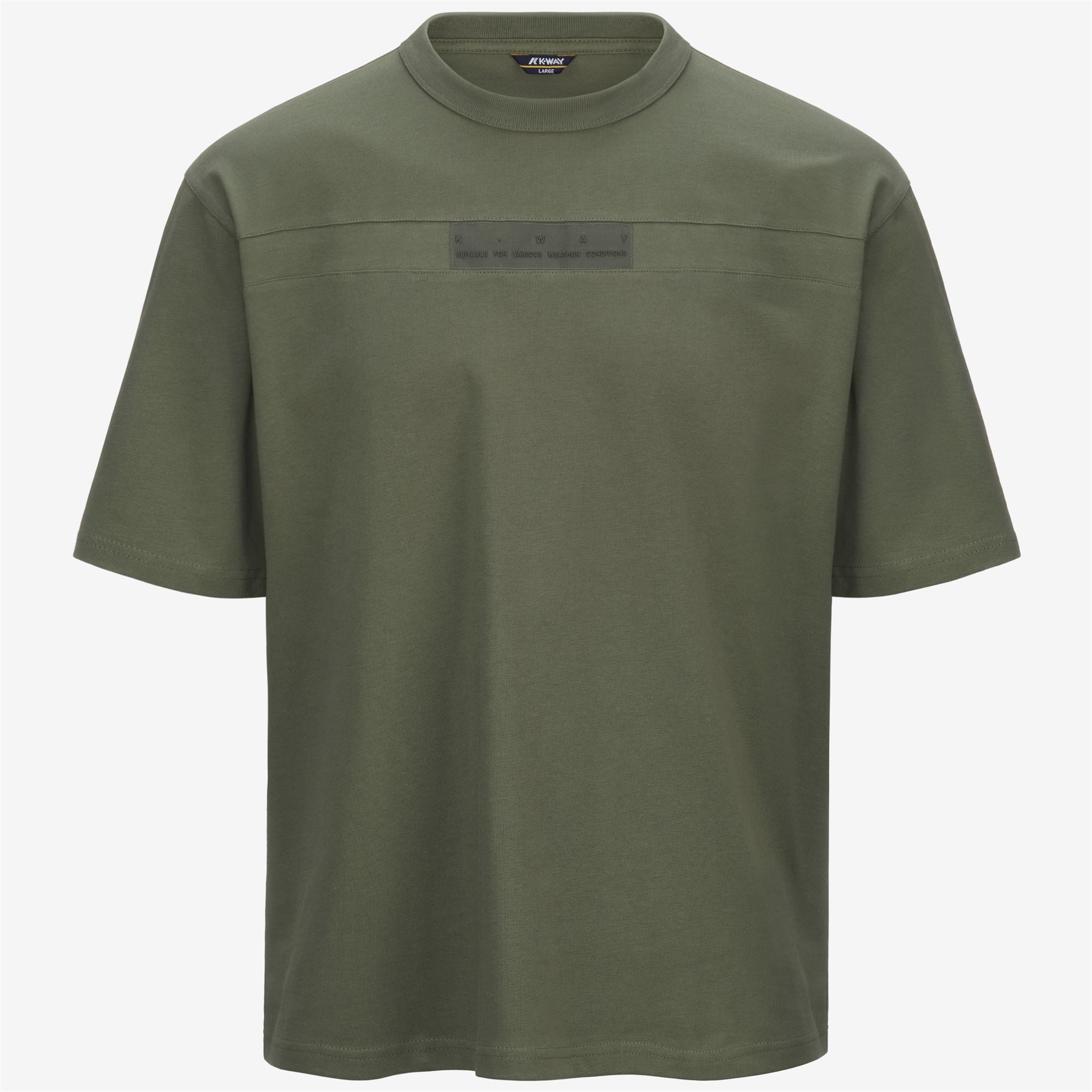 FANTOME REVERSIBLE LABEL - T-ShirtsTop - T-Shirt - Man - GREEN LICHEN