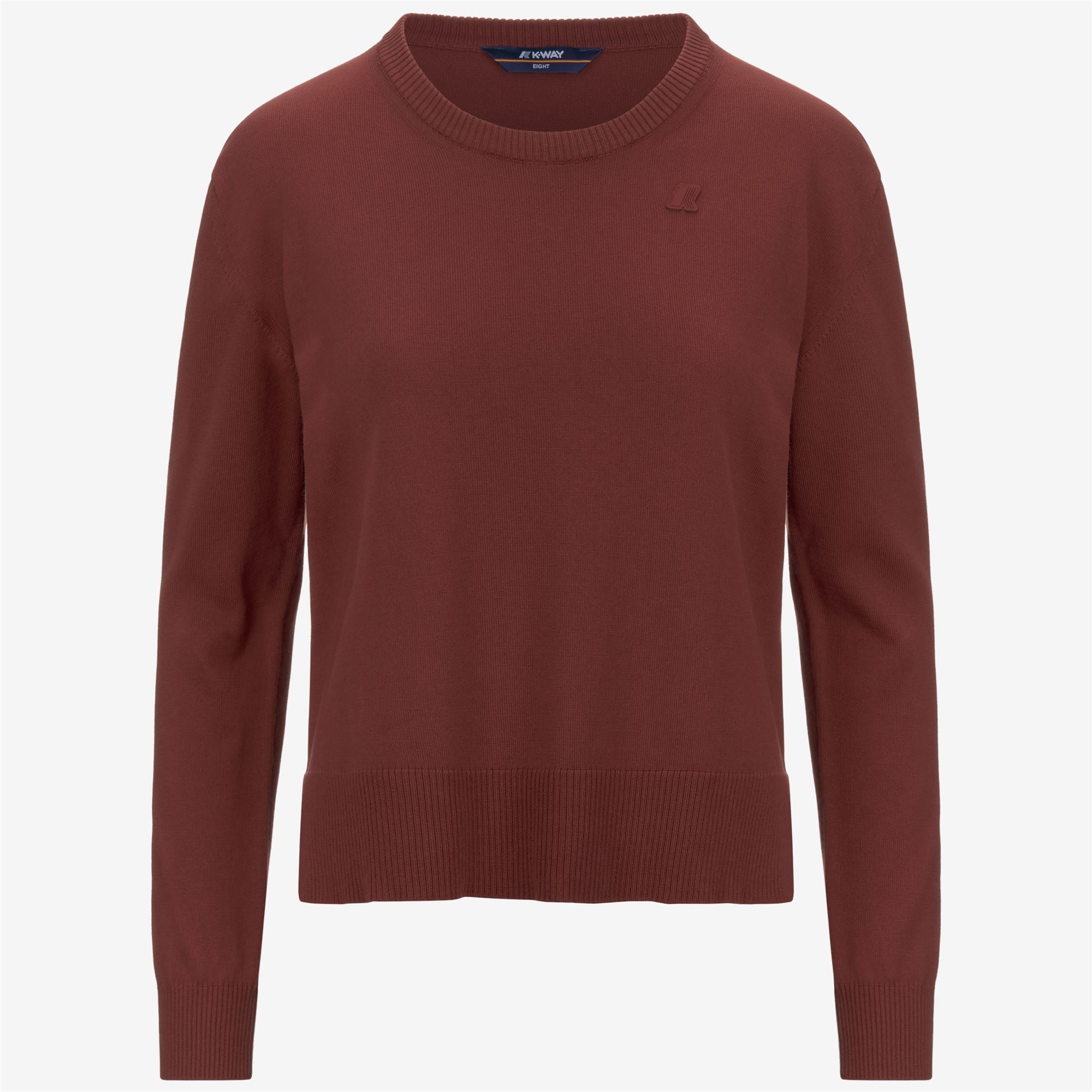 DOMITINE COTTON PS - KNITWEAR - Pull  Over - Woman - BROWN FIERY