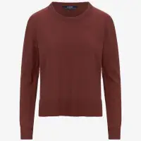 DOMITINE COTTON PS - KNITWEAR - Pull  Over - Woman - BROWN FIERY