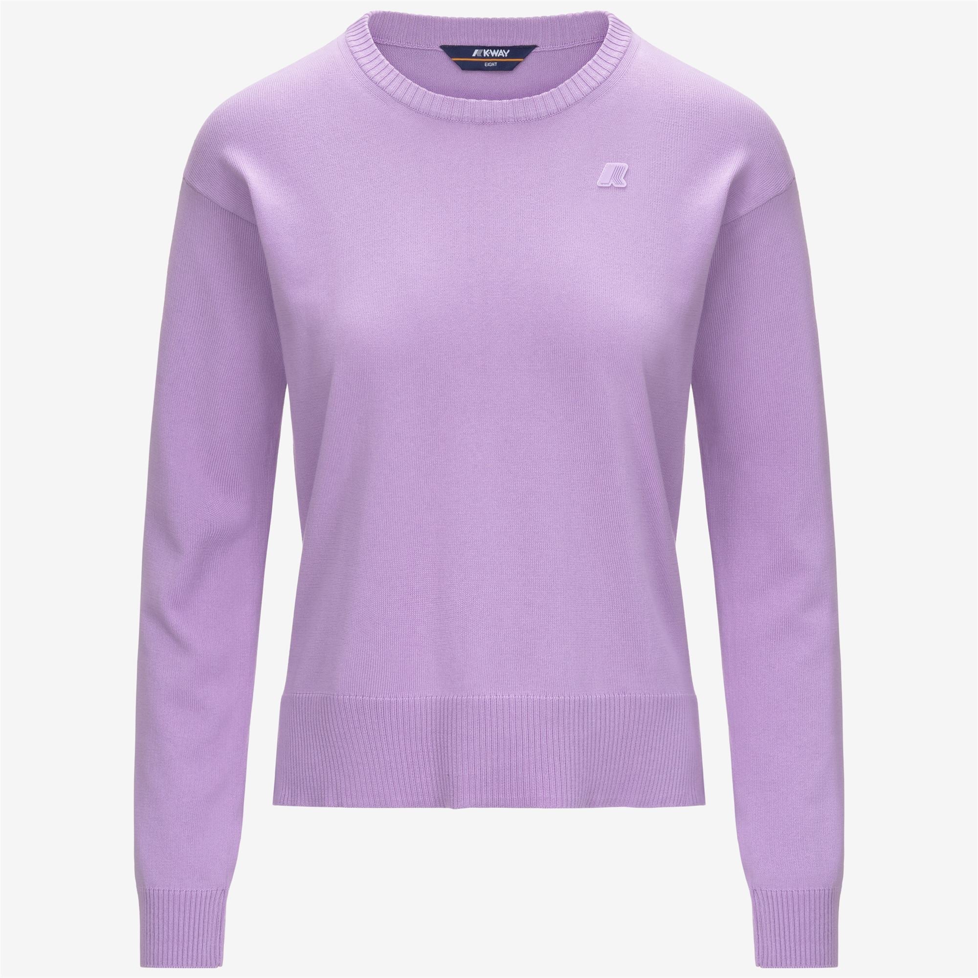 DOMITINE COTTON PS - KNITWEAR - Pull  Over - Woman - VIOLET LILAS