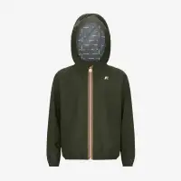 P. JACK STRETCH DOT - Jackets - Short - Boy - GREEN BLACKISH
