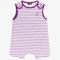 E. BABELLE STRIPES JERSEY - T-ShirtsTop - BODY - Kid unisex - WHITE-VIOLET