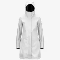 STEPHY BONDED - Jackets - 3/4 LENGTH - Woman - WHITE G-BLUE D