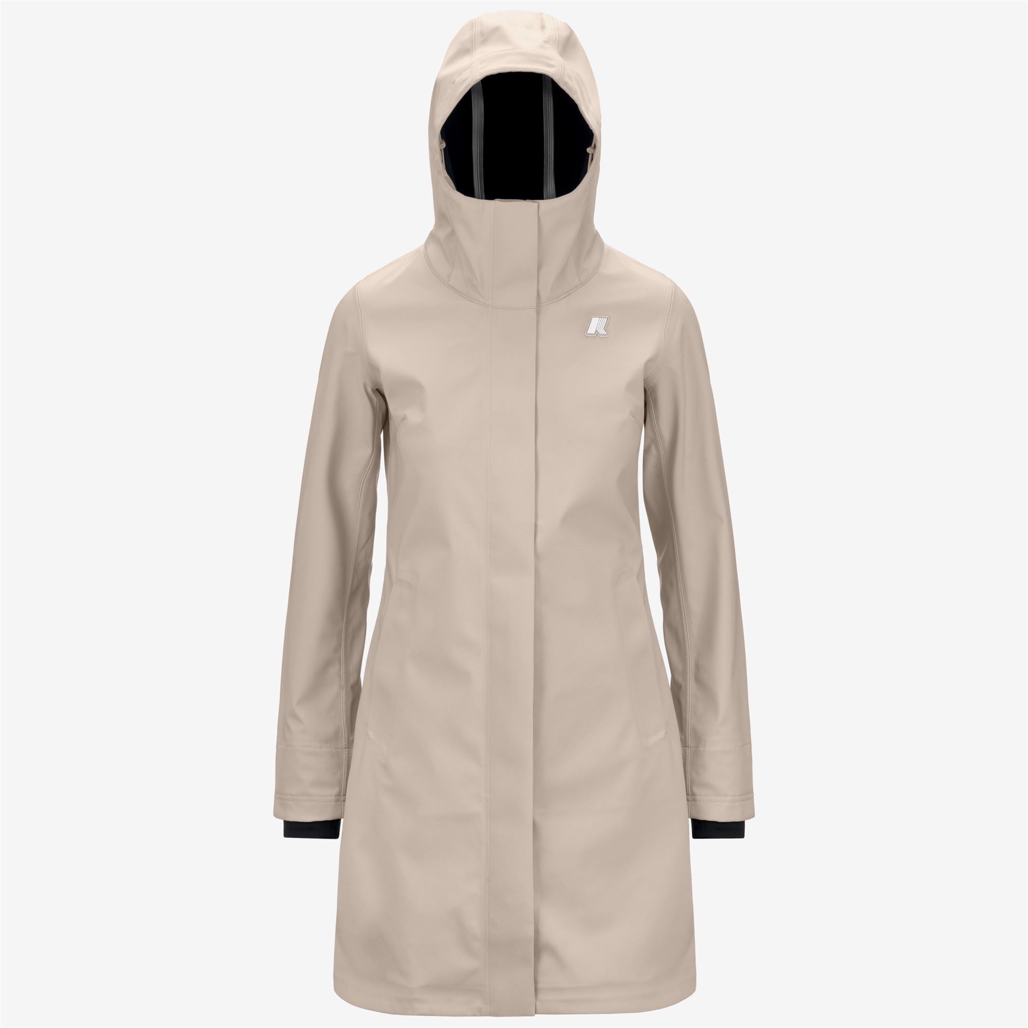 STEPHY BONDED - Jackets - 3/4 LENGTH - Woman - BEIGE G-BLUE D