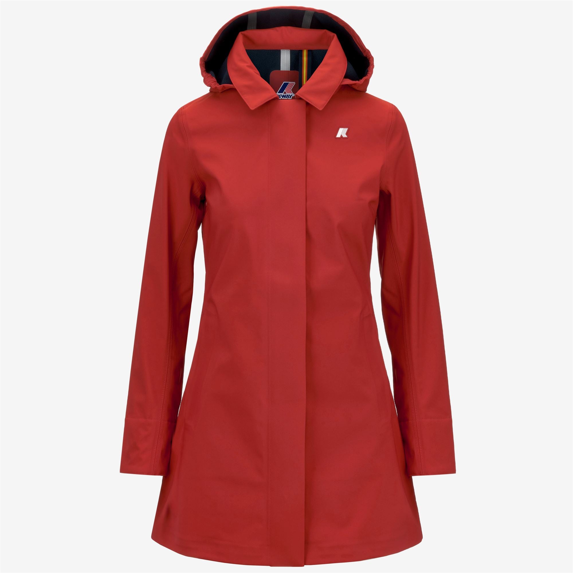 MATHY BONDED - Jackets - 3/4 LENGTH - Woman - RED P-BLUE D