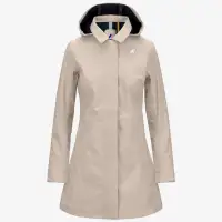 MATHY BONDED - Jackets - 3/4 LENGTH - Woman - BEIGE G-BLUE D