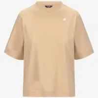 SELUNE JERSEY - T-ShirtsTop - T-Shirt - Woman - BEIGE SHEEPSKIN