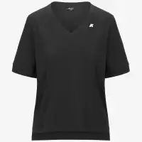 LEDA JERSEY - T-ShirtsTop - T-Shirt - Woman - BLACK PURE