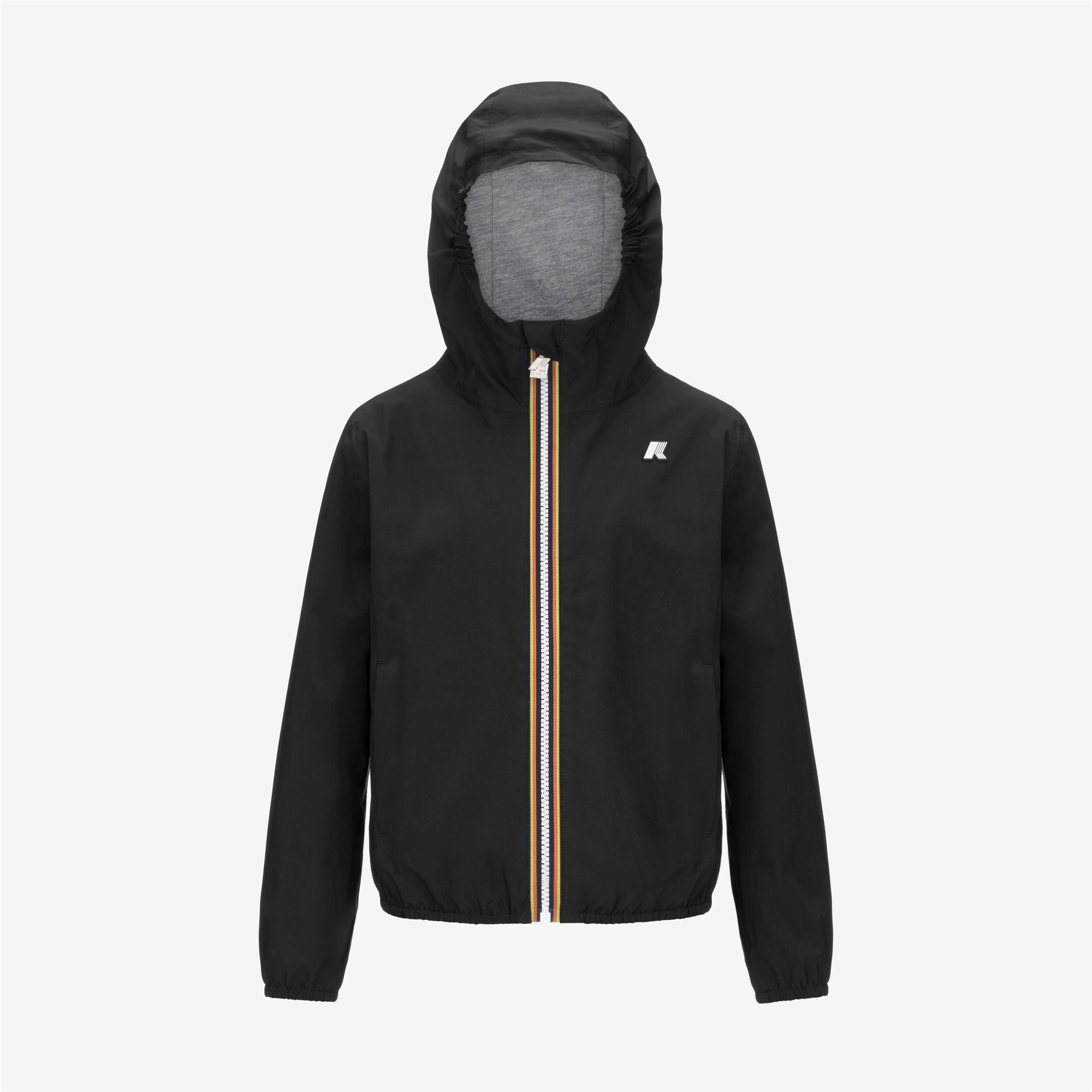 P. LILY STRETCH POLY JERSEY - Jackets - Short - Girl - BLACK PURE