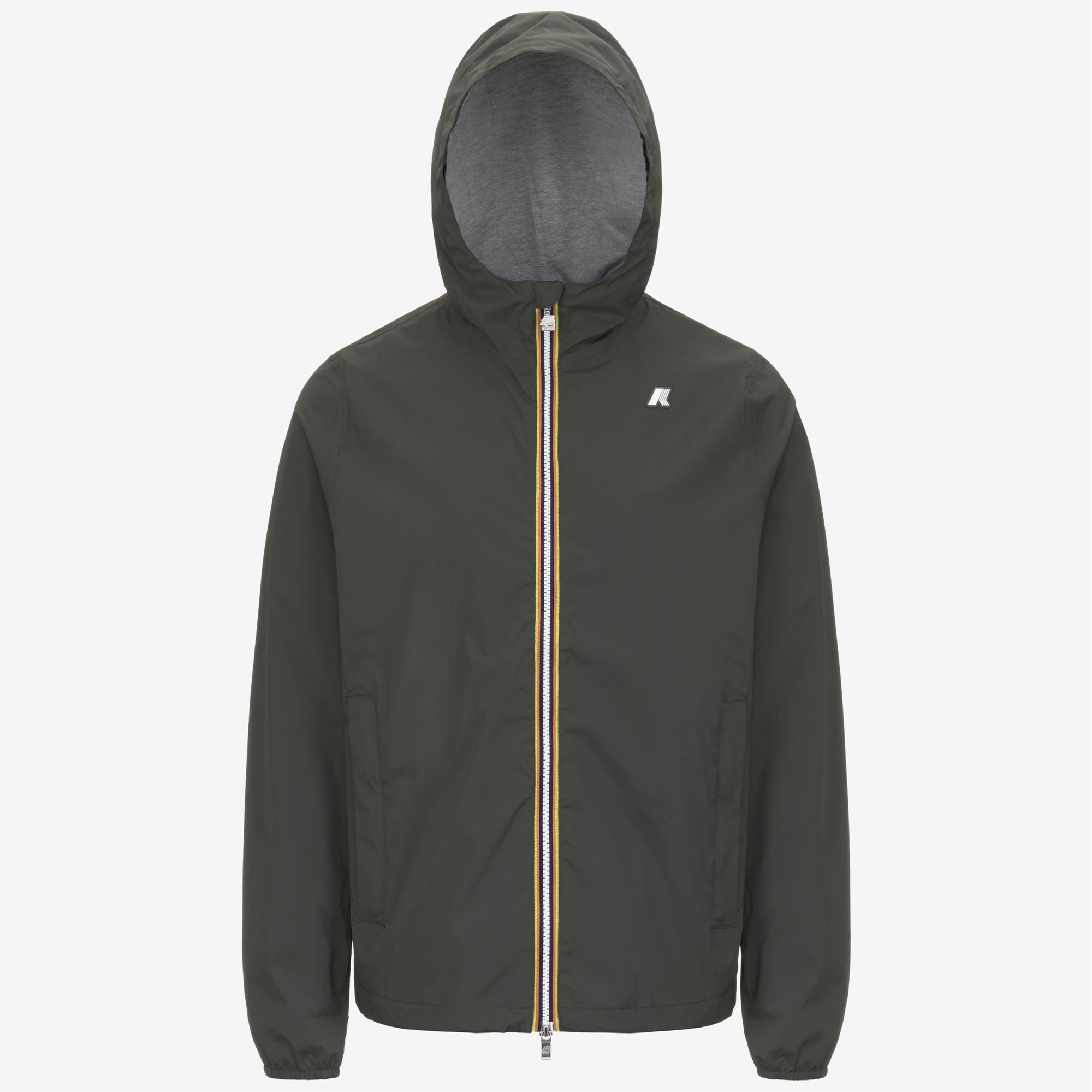 JACK  STRETCH NYLON JERSEY - Jackets - Short - Man - GREEN BLACKISH