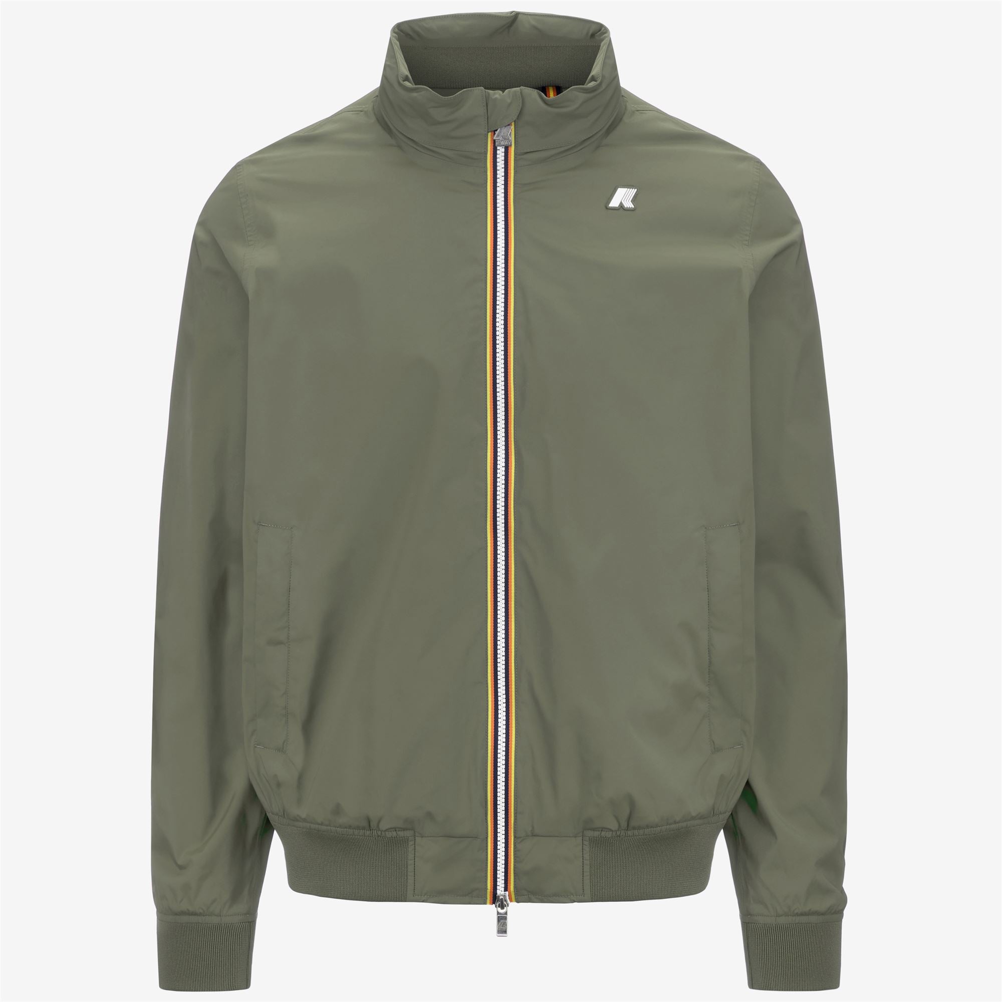 AMAURY  STRETCH NYLON JERSEY - Jackets - Short - Man - GREEN LICHEN