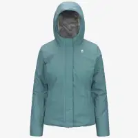 LILY MICRO RIPSTOP MARMOTTA - Jackets - Short - Woman - GREEN A-GREY B