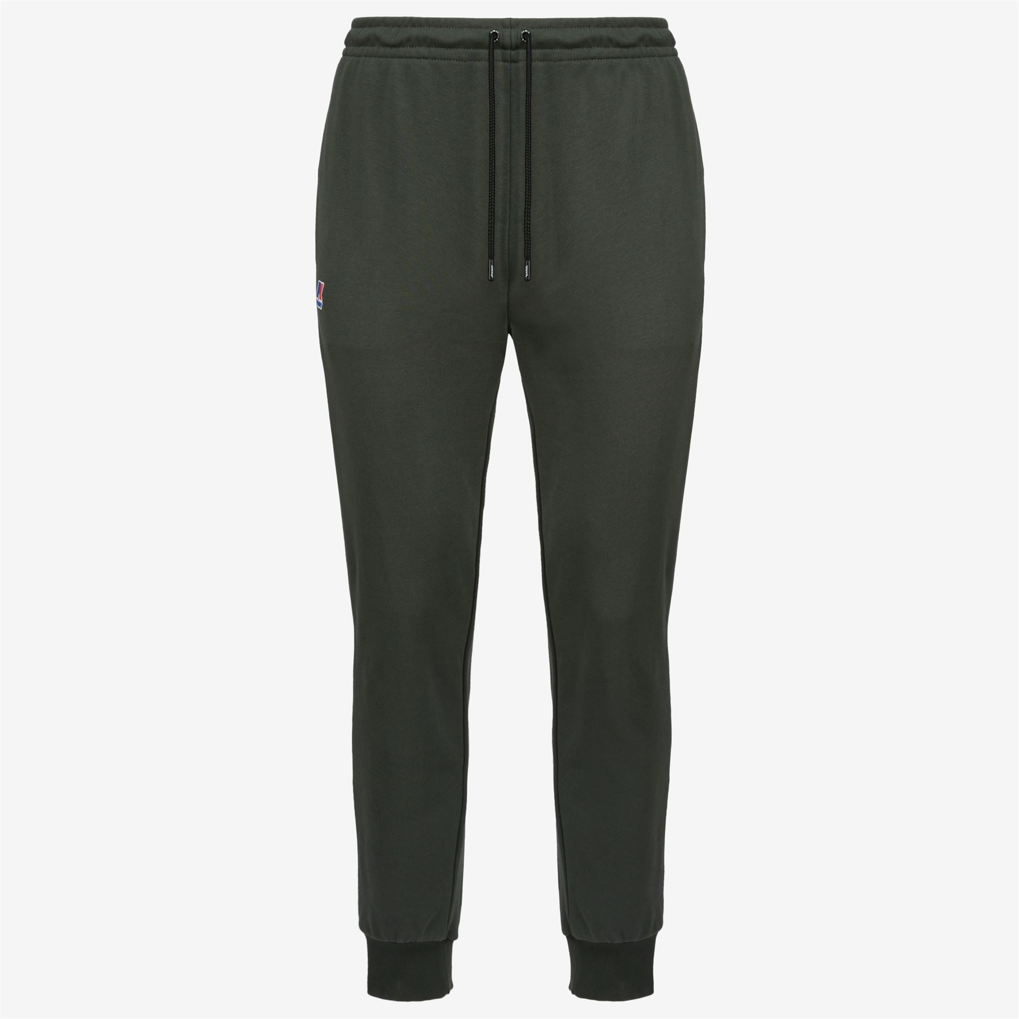 LE VRAI BISHOP POLY COTTON - Pants - Sport Trousers - Unisex - GREEN BLACKISH