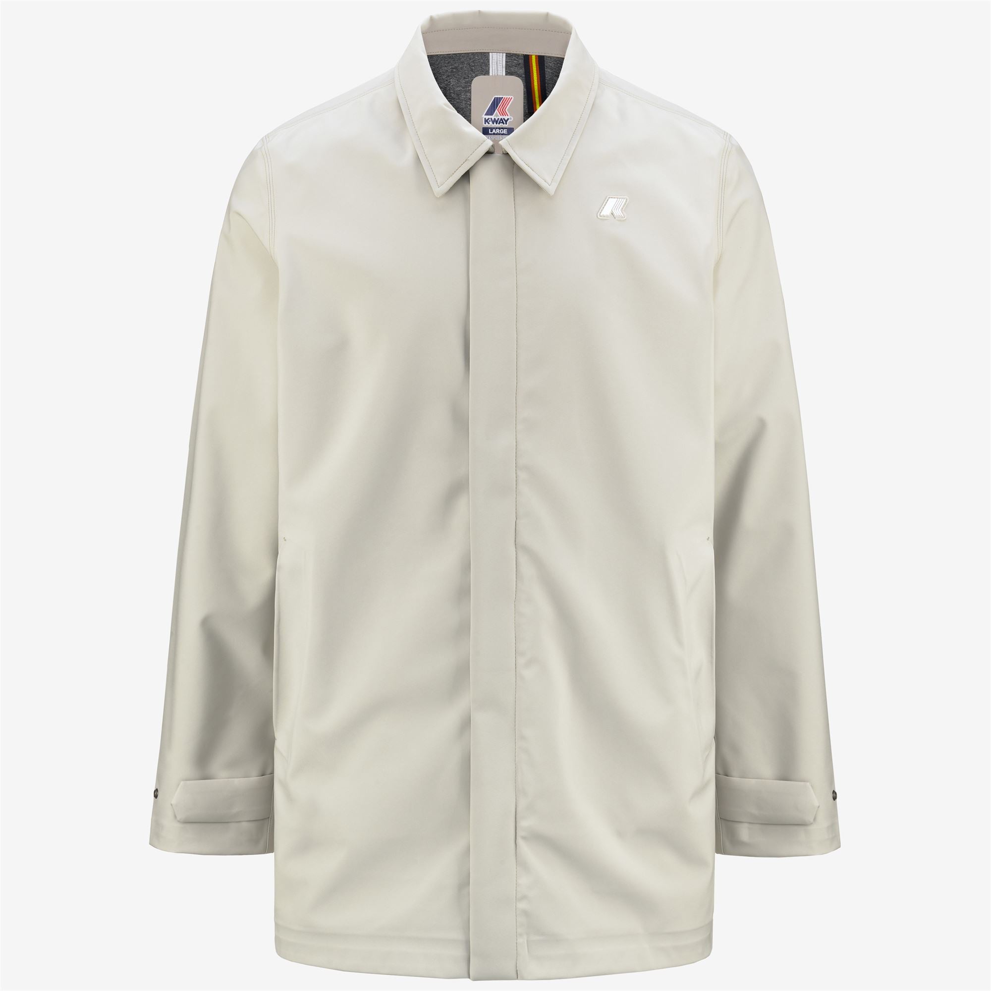 BENNY BONDED JERSEY - Jackets - 3/4 LENGTH - Man - BEIGE LT