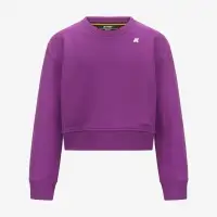 P. CARMYSSE FRENCH TERRY - Fleece - Pull  Over - Girl - VIOLET