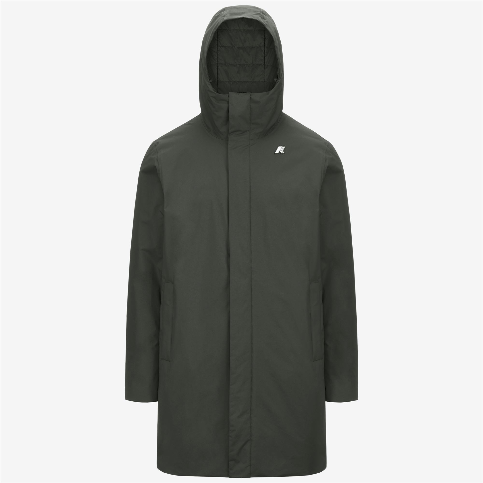 THOMAS WARM OTTOMAN - Jackets - Long - Man - GREEN BLACKISH