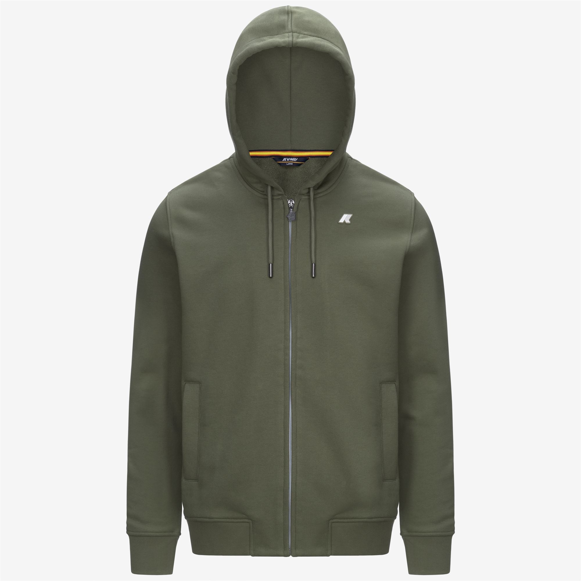 ANTHONY FRENCH TERRY - Fleece - Jacket - Man - GREEN LICHEN