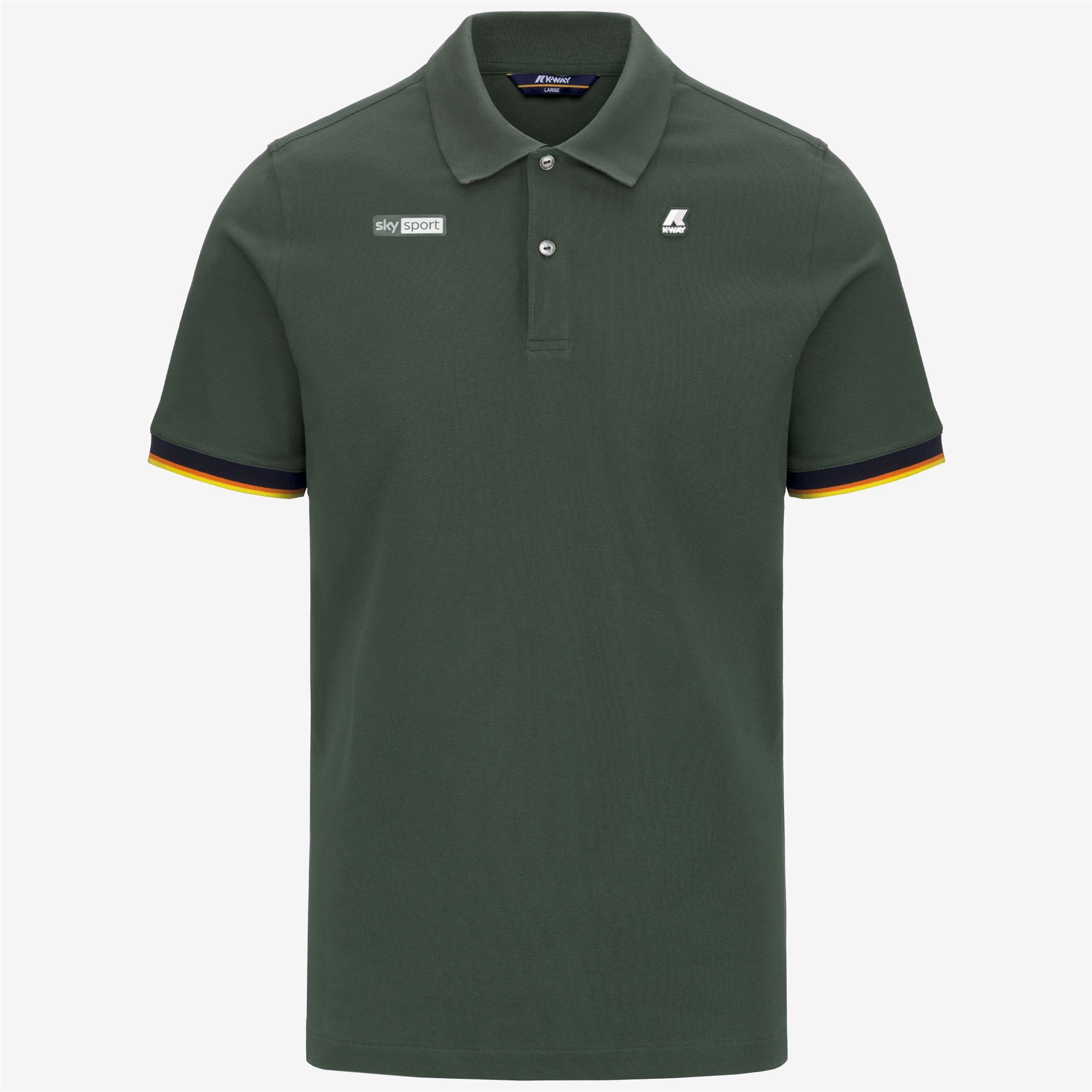 VINCENT SKY SPORT - Polo Shirts - Polo - Man - GREEN BLACKISH