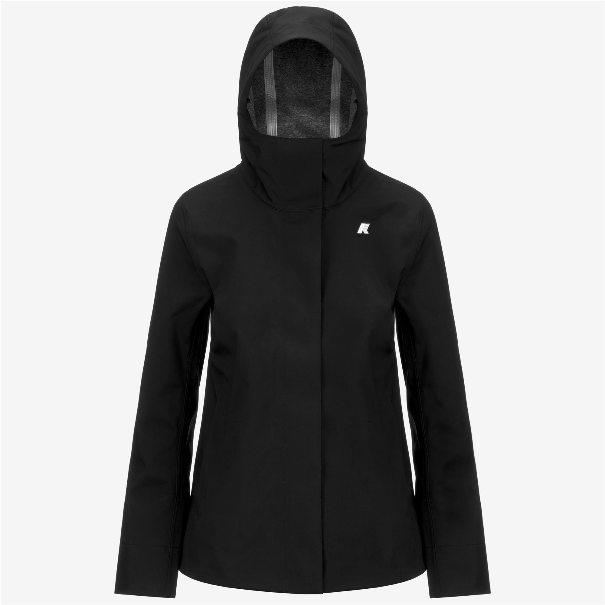 MADALINA BONDED JERSEY - Jackets - Mid - Woman - BLACK PURE